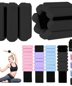 Pesas Ajustables para Tobillo y Muñeca para -negro