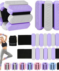 Pesas para Tobillo y Muñeca para Mujeres, -Morado-blanco