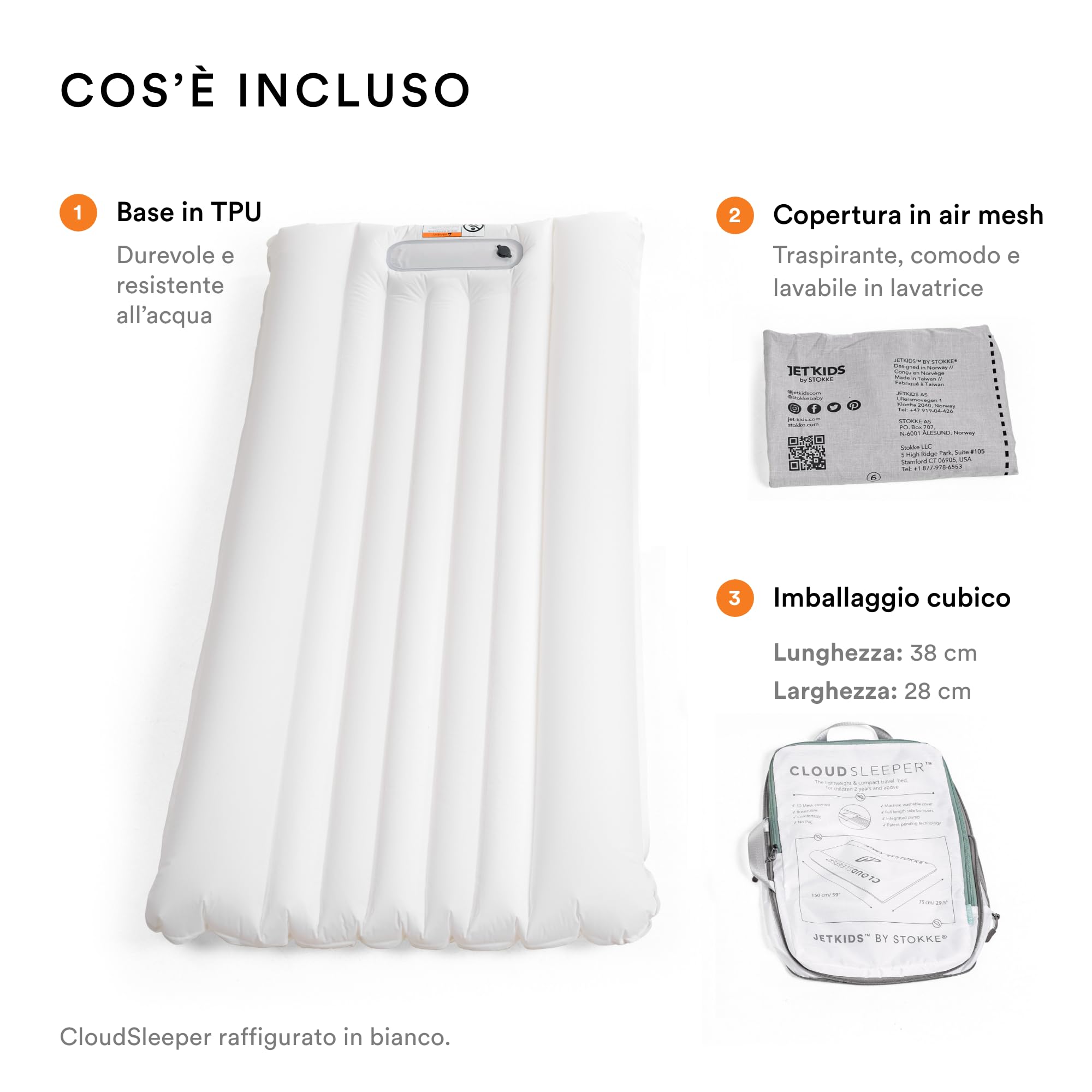 Stokke JetKids CloudSleeper, Space Maze - Cama de Viaje - Imagen 6