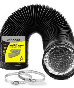 Manguera de ventilación para secadora - -Negro