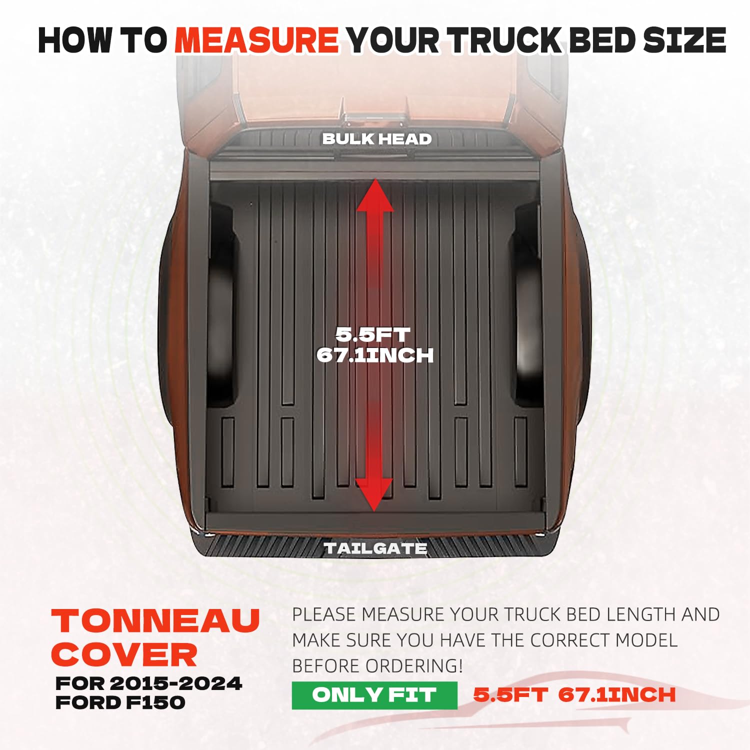 Cubierta de cama de camioneta blanda de tres pliegues - Imagen 3
