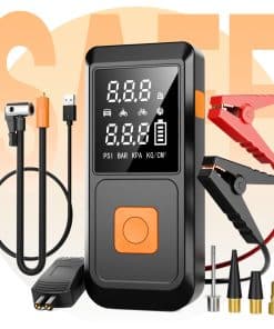 Arrancador de Batería para Automóvil con Compresor de Aire