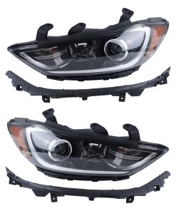 FEIDKS 4pc Faros Halógenos de Montaje con Soportes de