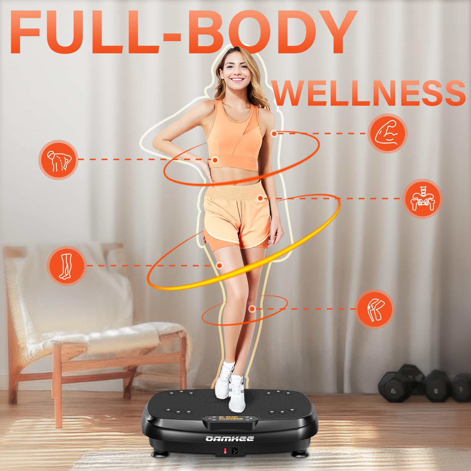 Plataforma de Ejercicio con Vibración, Equipamiento - Imagen 6