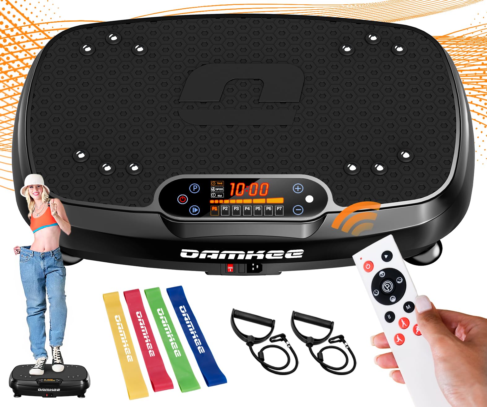 Plataforma de Ejercicio con Vibración, Equipamiento