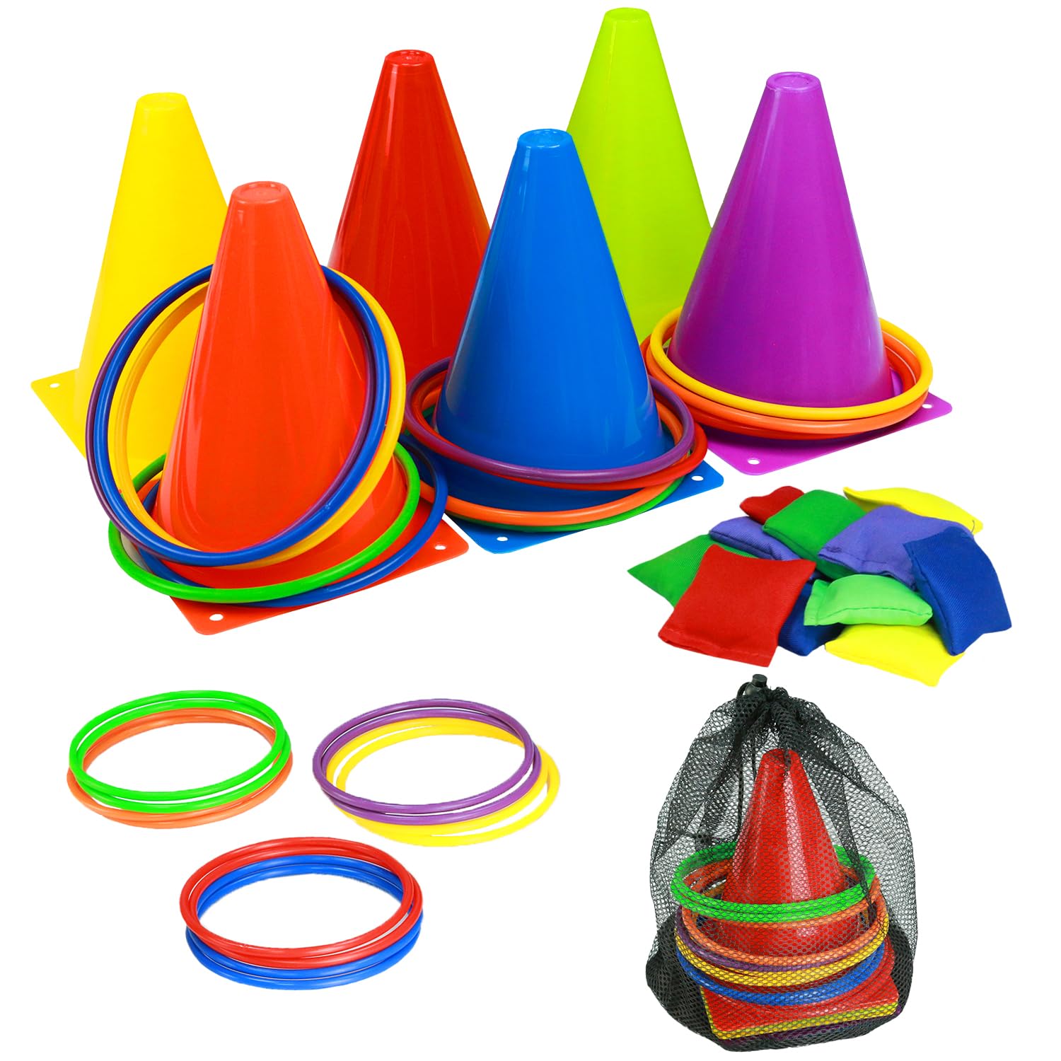 Juegos de Anillos Carnaval para Niños, Juegos de Patio al