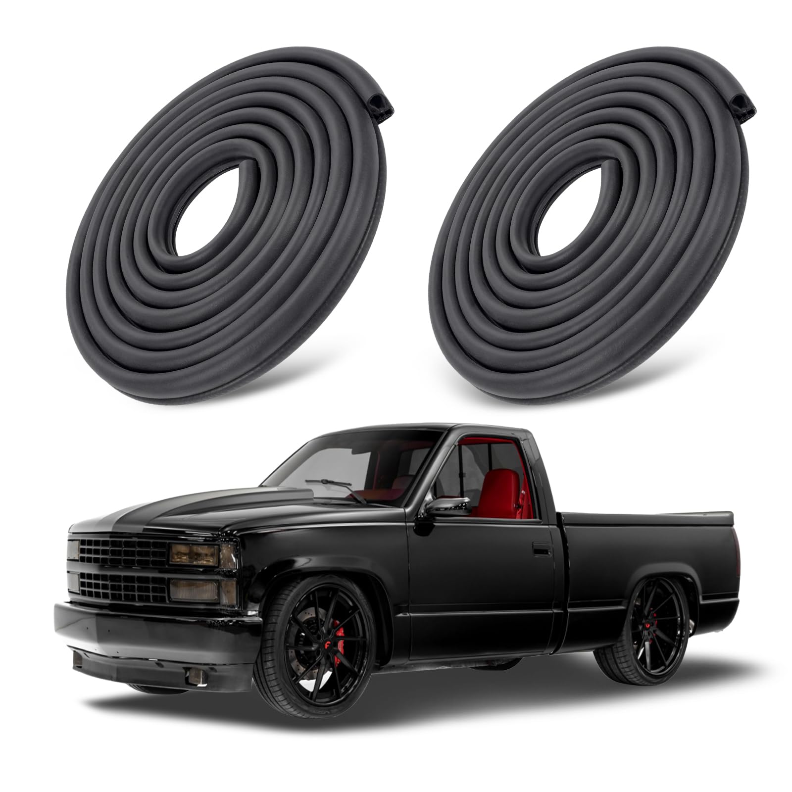 Kit de sellado de goma para puerta WEILEITE Fit para Chevy