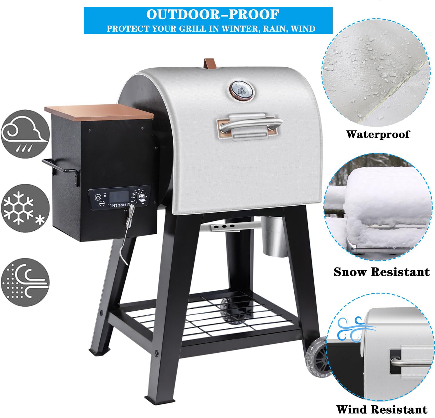 Manta Aislante Térmica para Parrilla Pit Boss Lexington 540 - Imagen 4