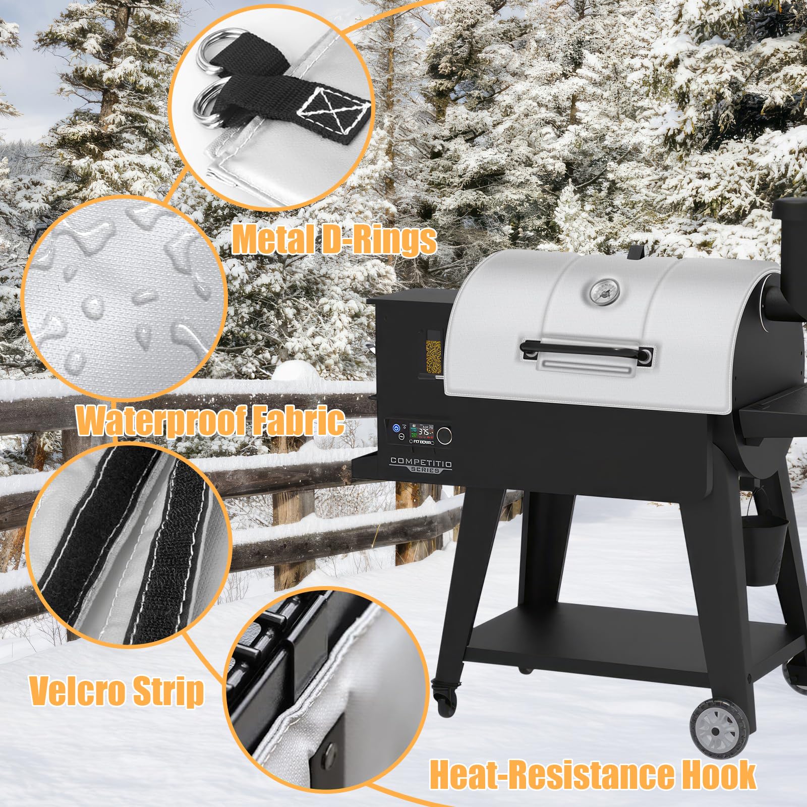 Manta para Parrilla para Pit Boss 800, Pro 820 y Pro 850 - Imagen 4
