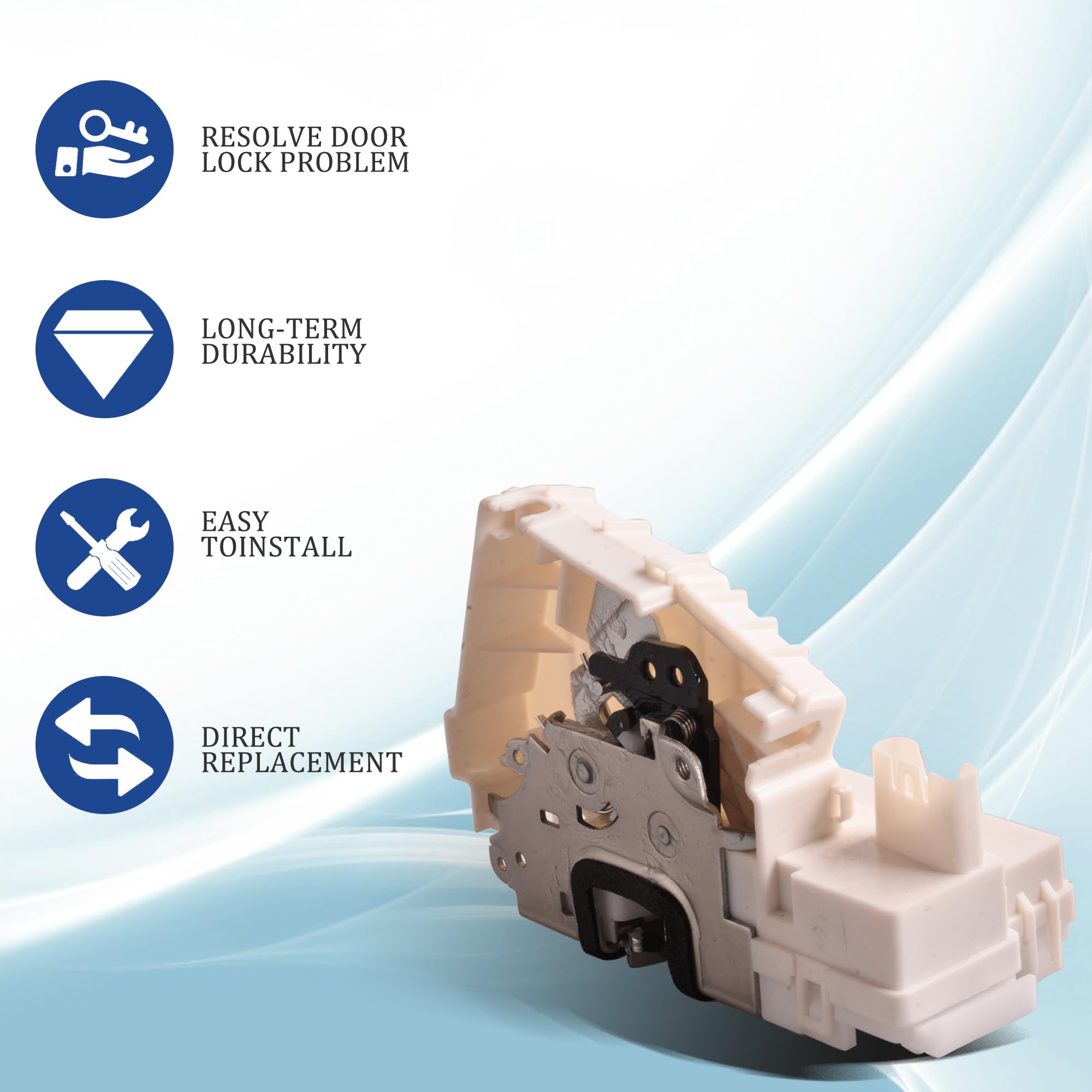 Actuador de cerradura de puerta del lado del pasajero - Imagen 8