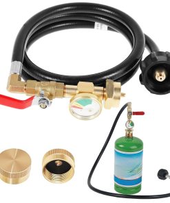 Manguera adaptadora de propano de 4FT/50" con medidor de