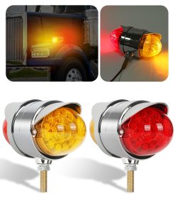 ASNOO 2PCS Luces de giro de melón de agua de doble cara