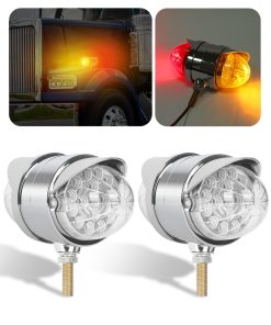 ASNOO 2PCS Luces de señal de giro de melón de agua de doble