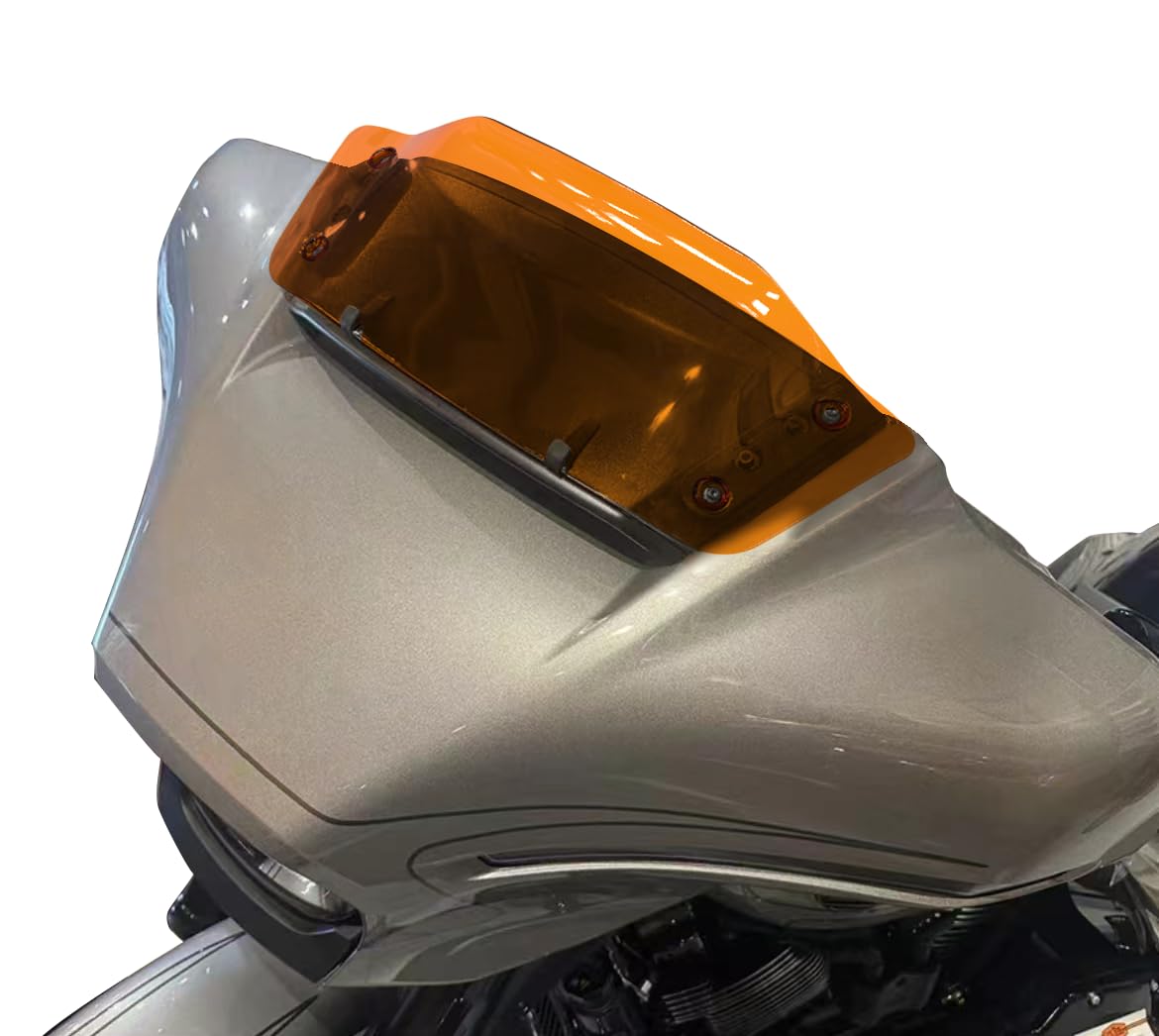 Parabrisas Deflector de Aire Naranja 100% PMMA Acrílico - Imagen 3