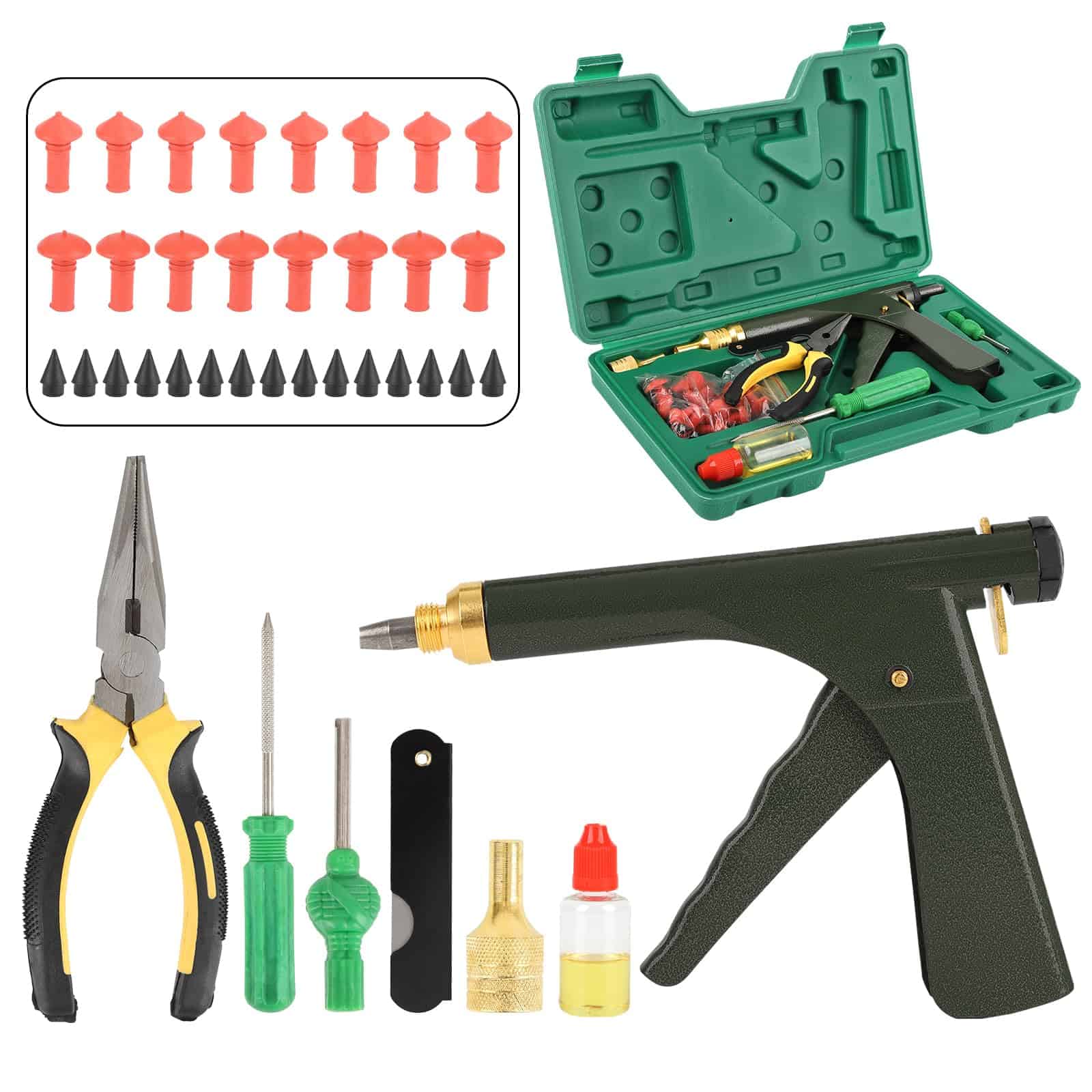 Kit de Reparación de Neumáticos para Motocicletas - Arregla