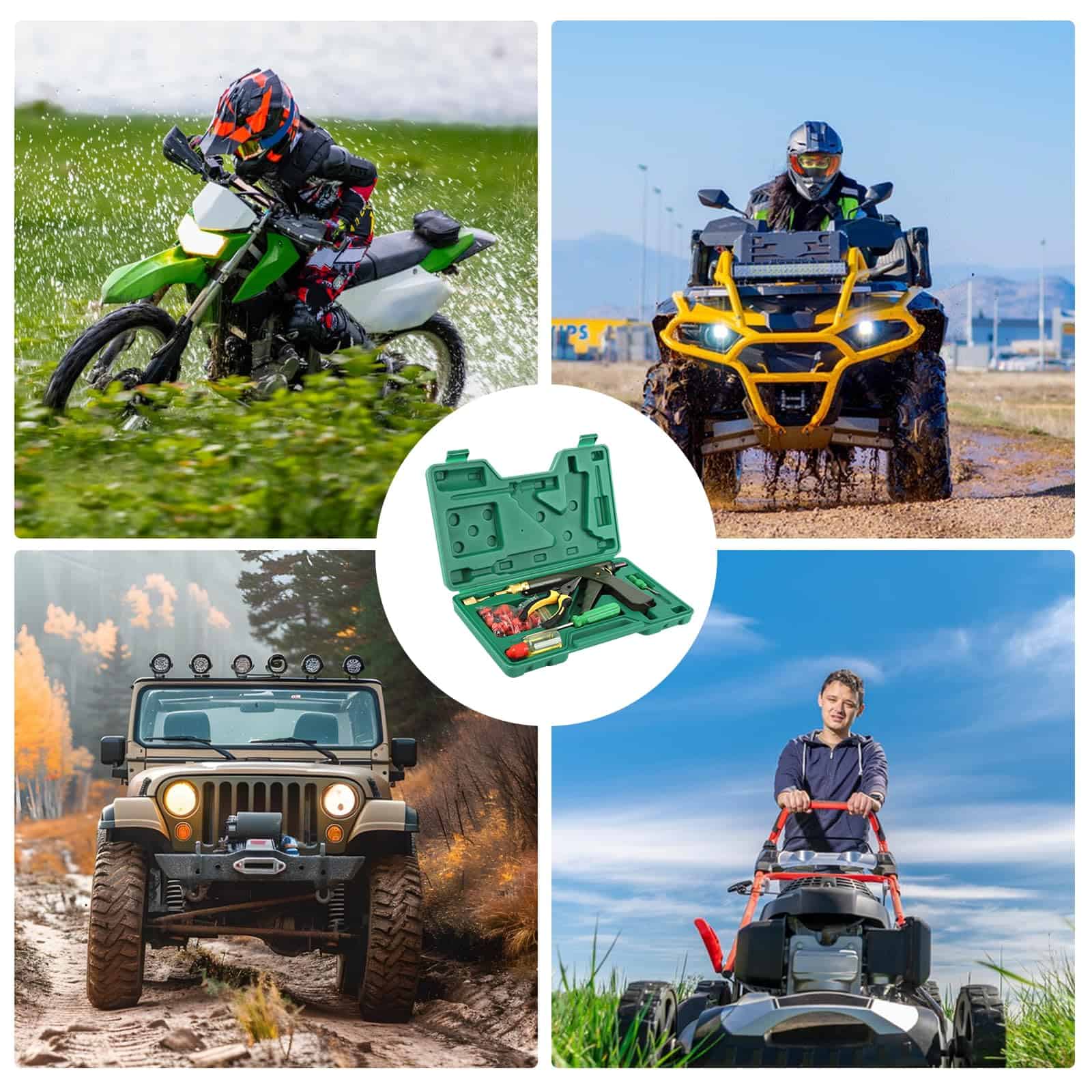 Kit de Reparación de Neumáticos para Motocicletas - Arregla - Imagen 5