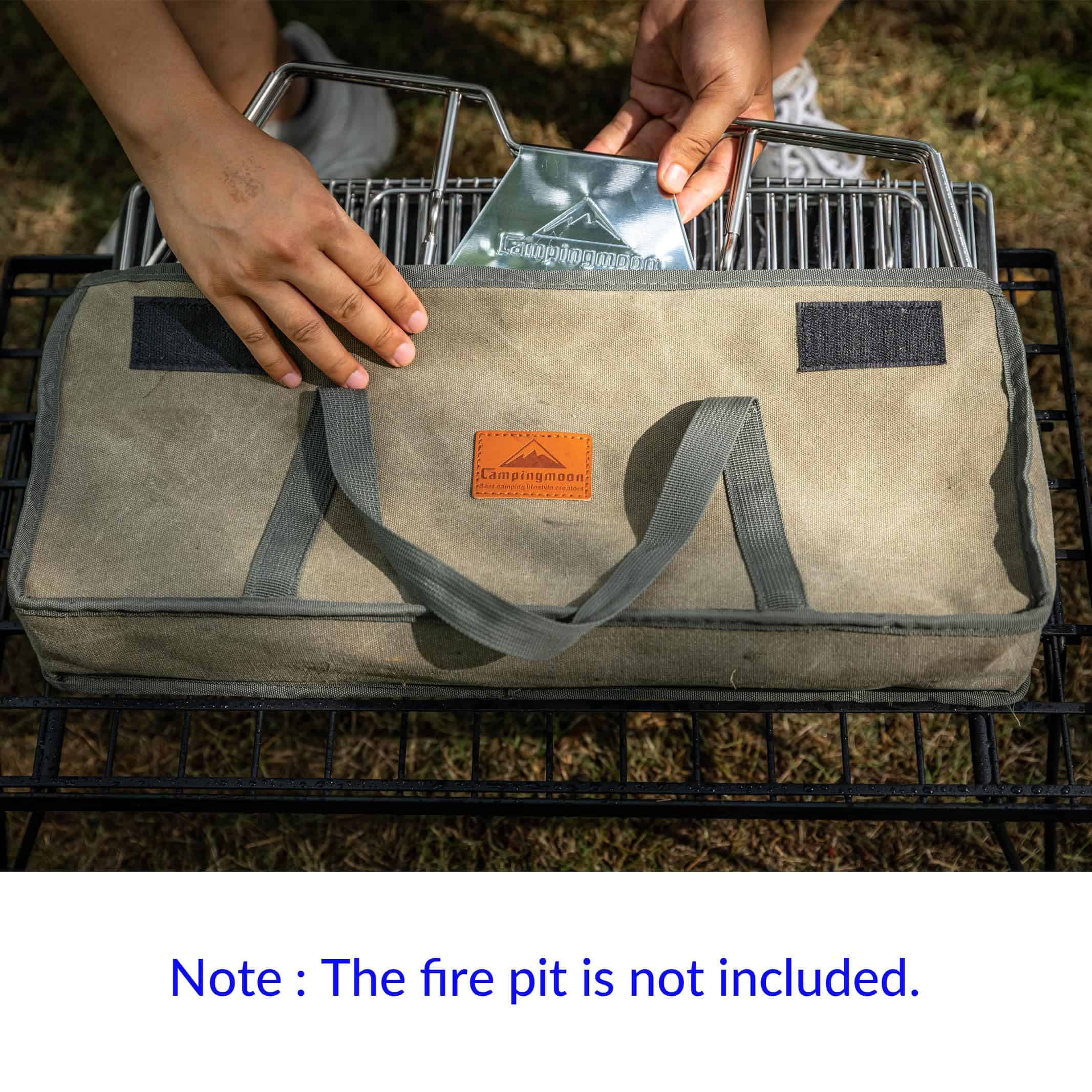 Estuche de Lona para Parrilla de Camping con Asa Grande - Imagen 4