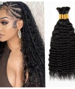 TOPBULK Super Wave Pelo de Trenzado Humano Húmedo y