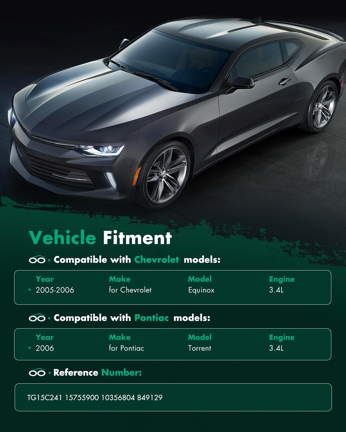 Alternador SCITOO para Chevrolet 3.4 3.4L Equinox 2005 2006 - Imagen 7