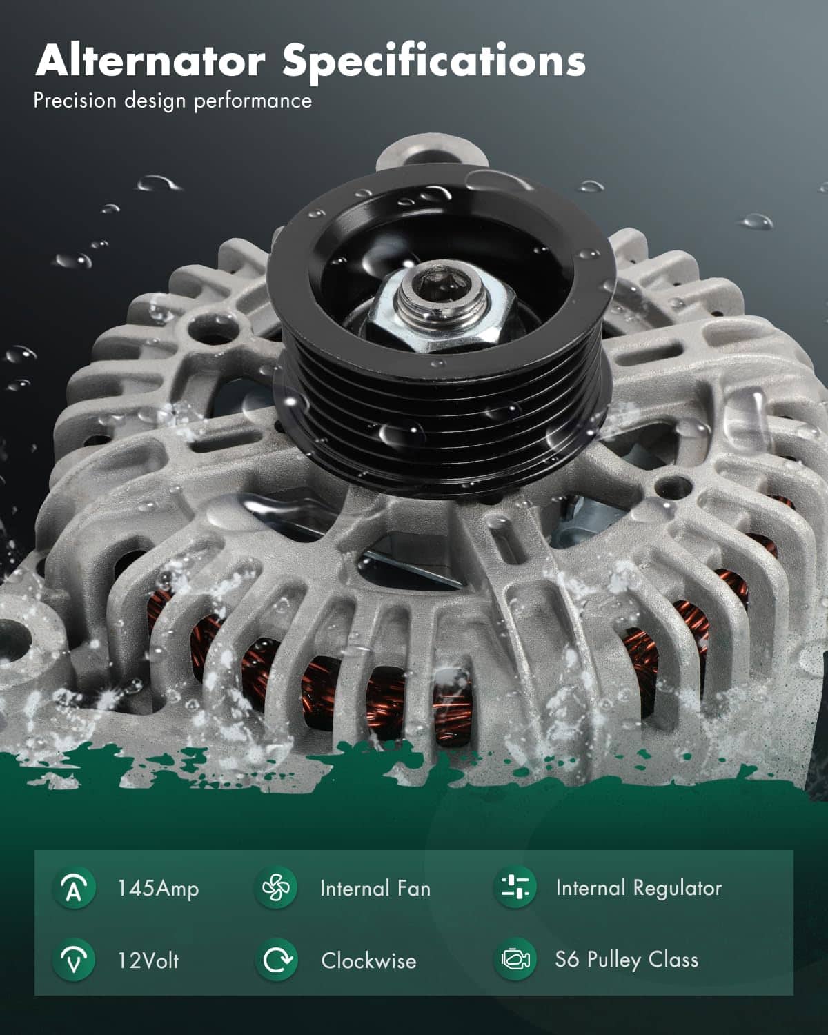 Alternador SCITOO para Chevrolet 3.4 3.4L Equinox 2005 2006 - Imagen 3