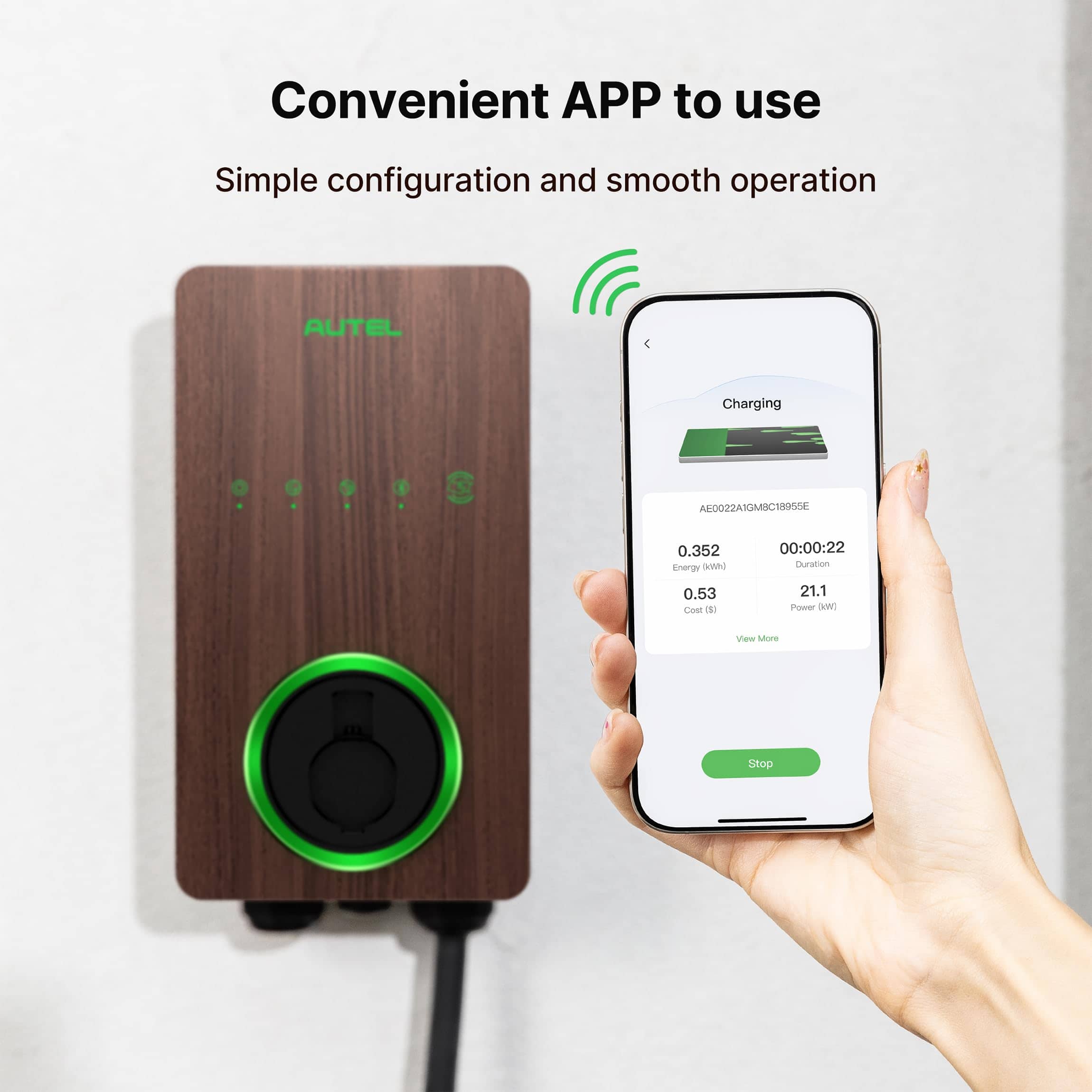 Cargador para Vehículo Eléctrico (EV) Autel MaxiCharger, - Imagen 5