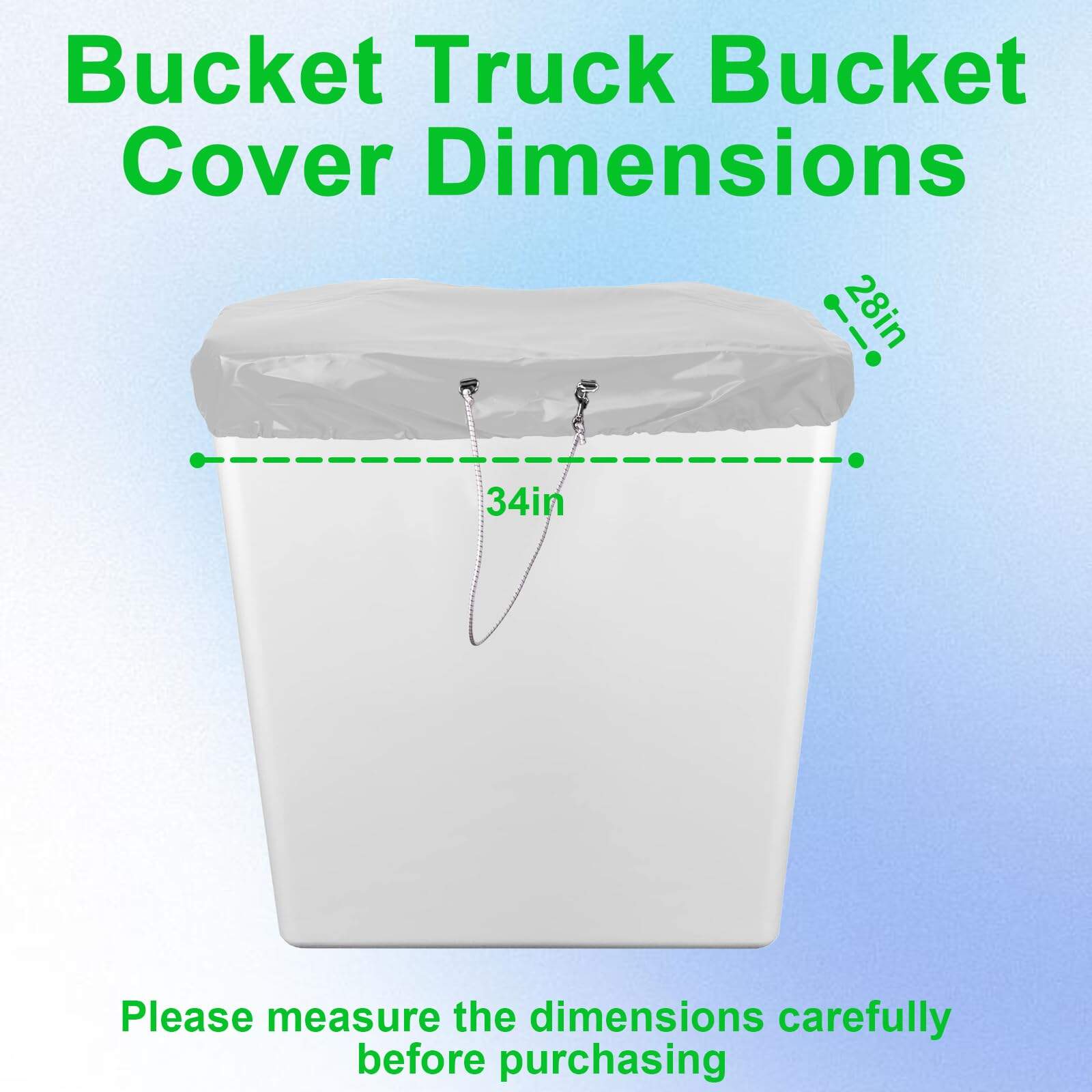 Cubierta de camión de cubo, Cubierta Resistente de 600D - Imagen 3