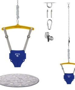 Saltador para Bebés con Gancho de Techo para Bebés y Niños
