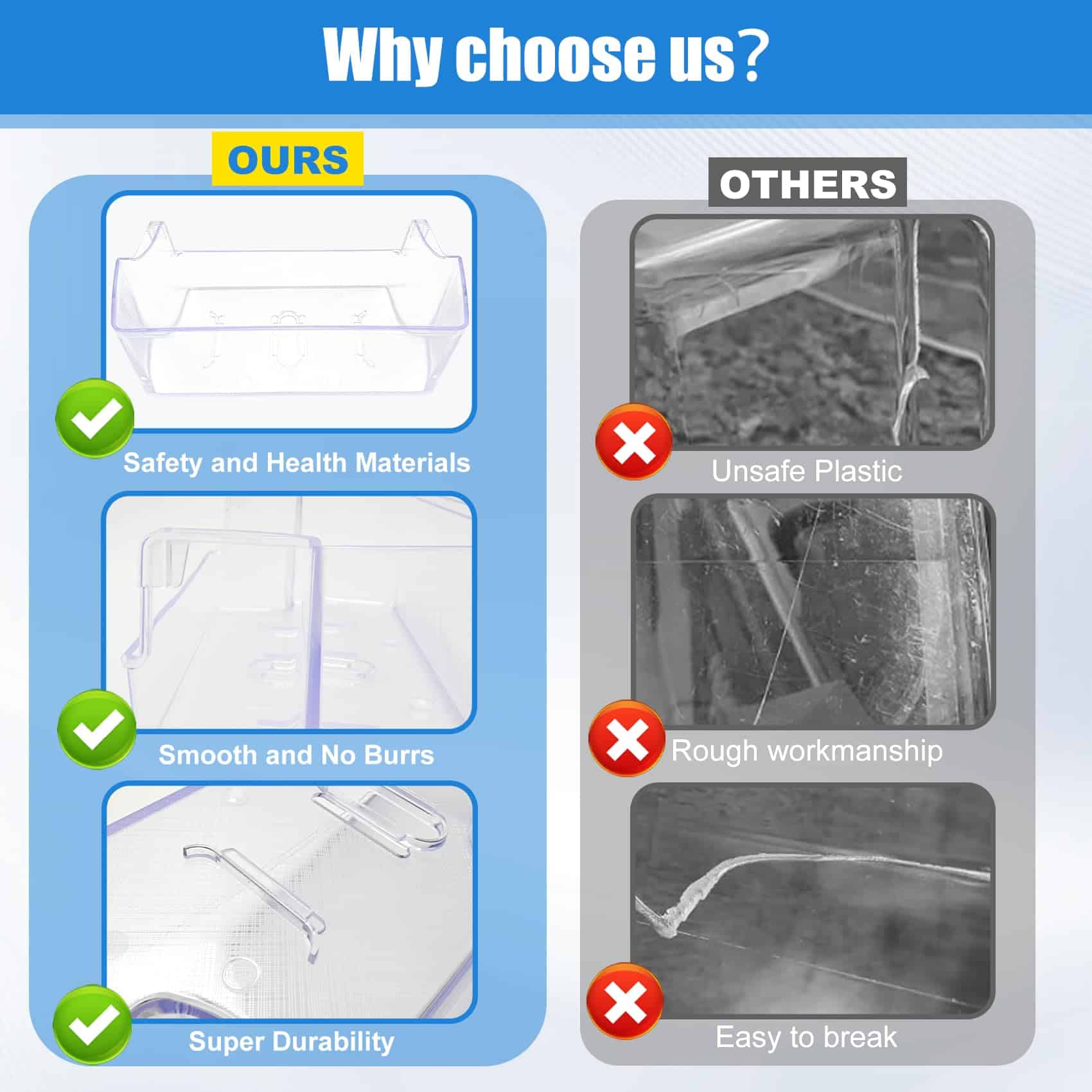 Repisa para Puerta W11190821, W10805889 Compatible con - Imagen 7