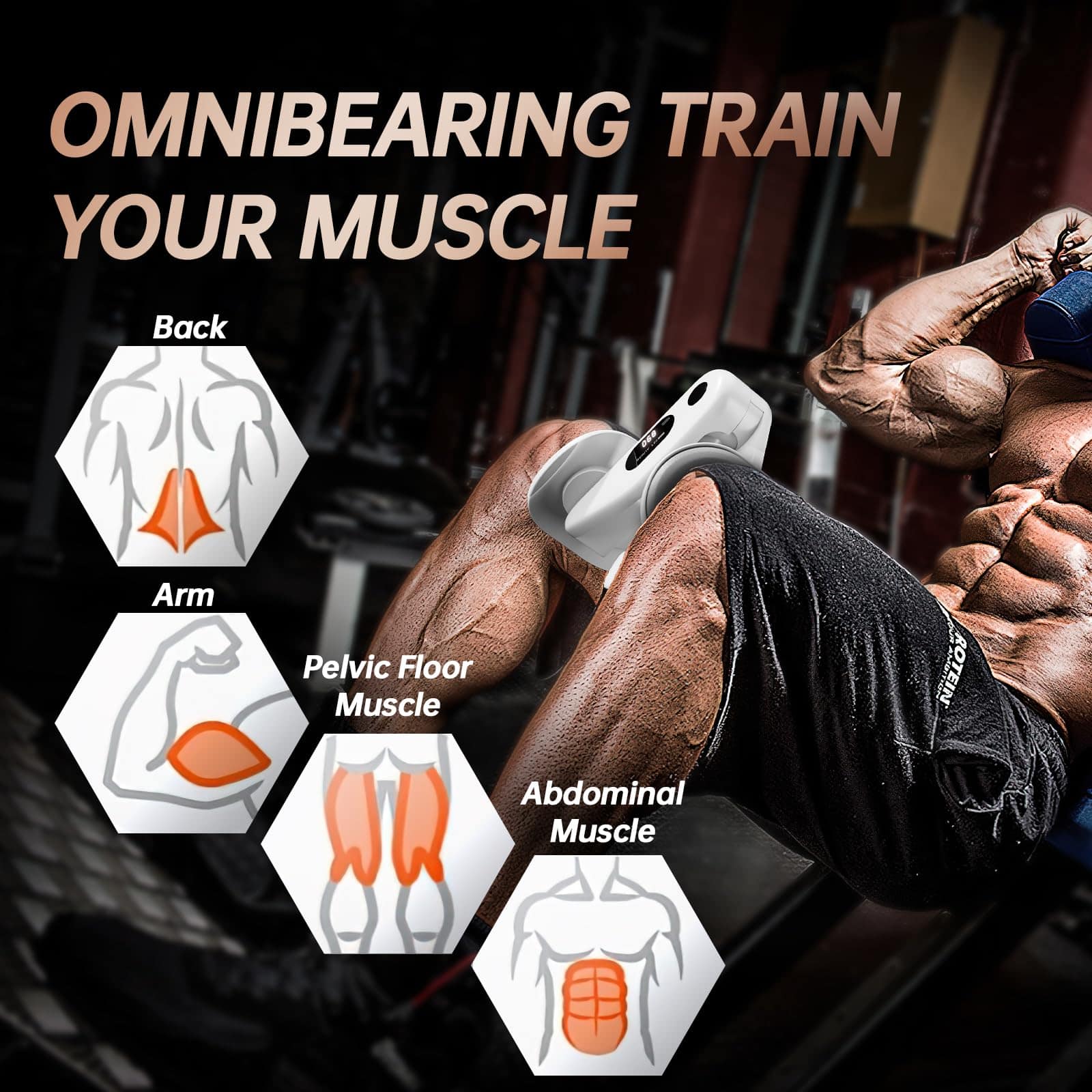 Entrenador de Muslos y Caderas WKWE, Ejercitador Kegel, - Imagen 4