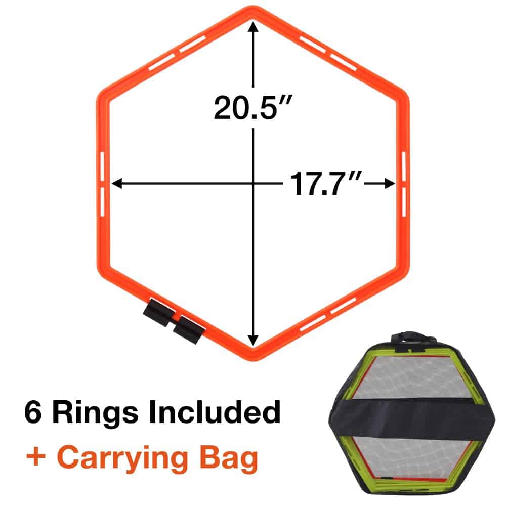Anillos de Agilidad Hexagonales para Entrenamiento de - Imagen 4