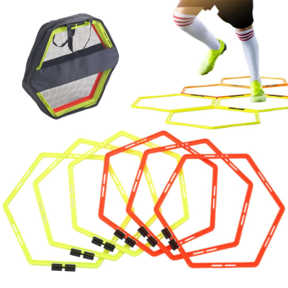 Anillos de Agilidad Hexagonales para Entrenamiento de