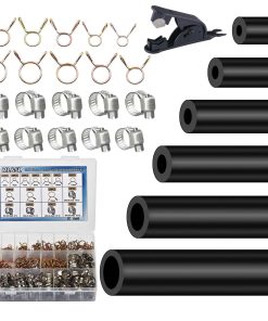 Manguera de Vacío de Silicona 6PCS 6.6FT + 12 Abrazaderas