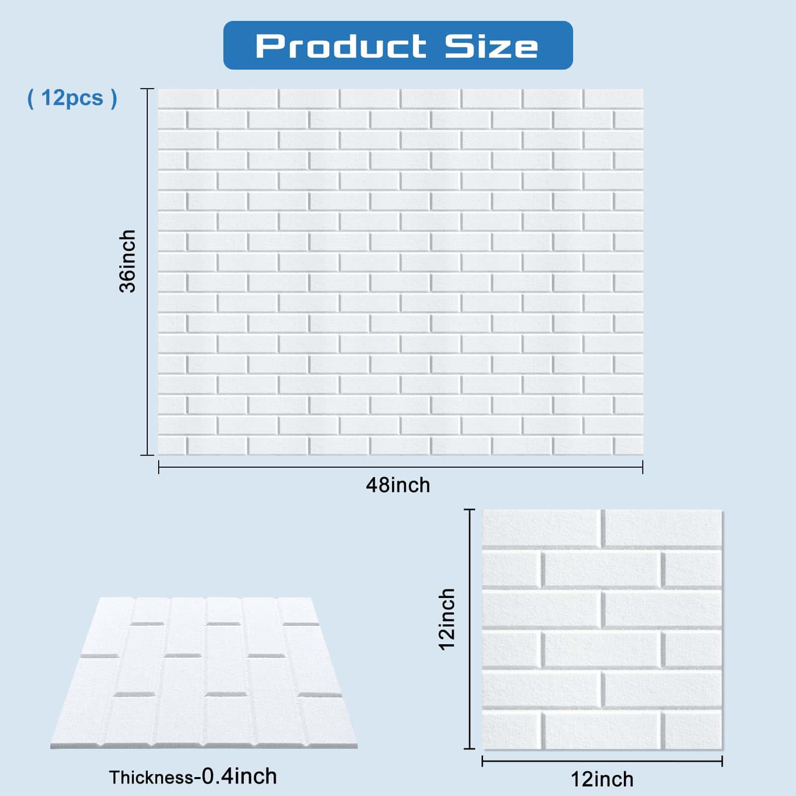 Panel Acústico HIRESC de 12 Piezas Absorbente de Sonido 12 - Imagen 3