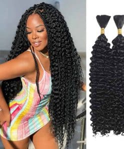 Cabello Humano Boho para Trenzas - Trenzas Rizadas Sin