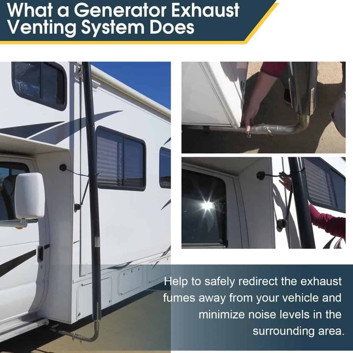 Kit de Extensión de Escape para Generador RV Yufgjdef - Imagen 5