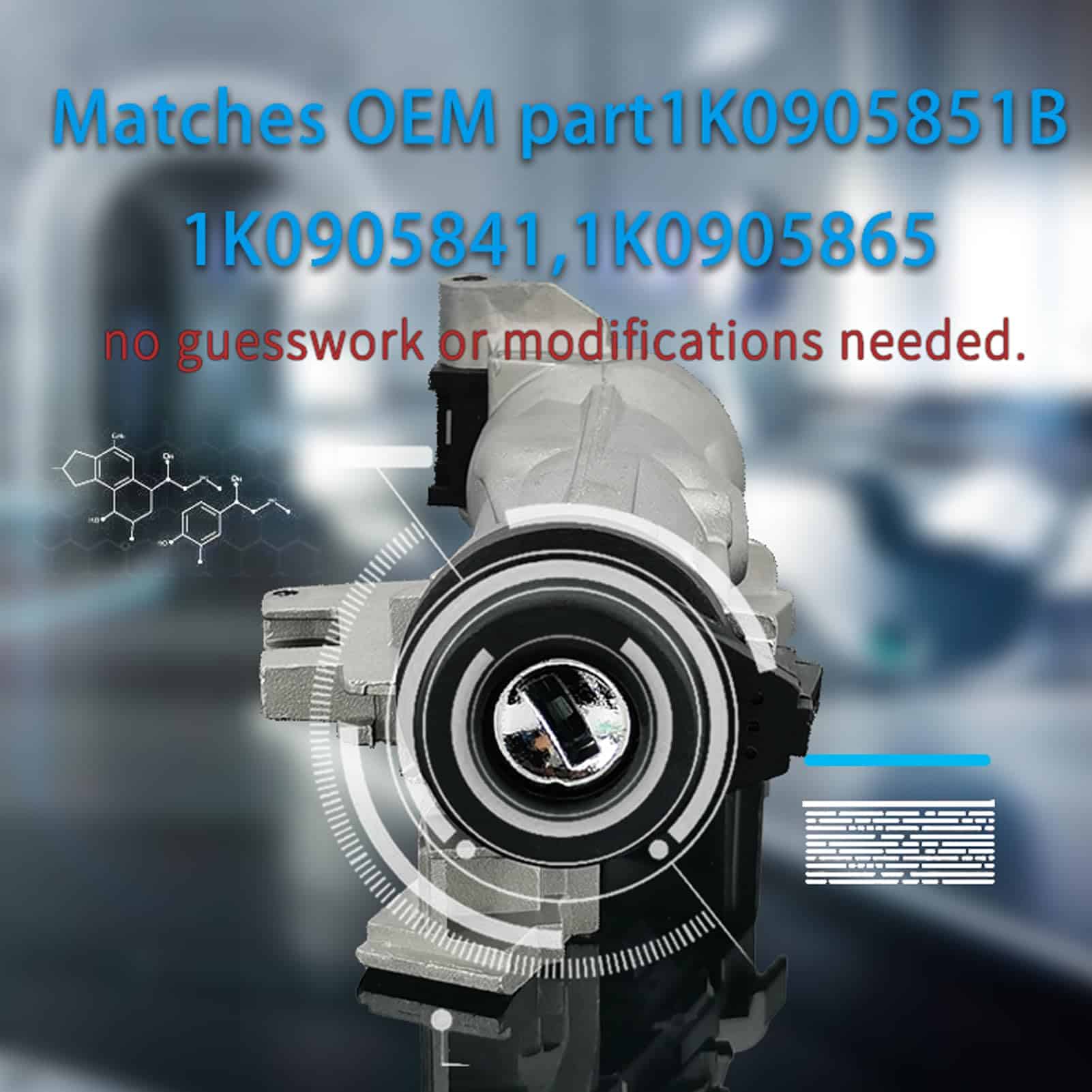 Conjunto de Bloqueo del Interruptor de Encendido Compatible - Imagen 4