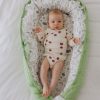 Beeezy Buddies Baby Lounger (Verde/Blanco, Bosque) - para