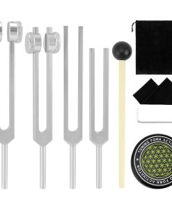 Set de diapasones de resonancia QWORK para sanación -