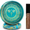 Set de Cuenco Tibetano - 4" Fácil de Tocar -Azul Turquesa