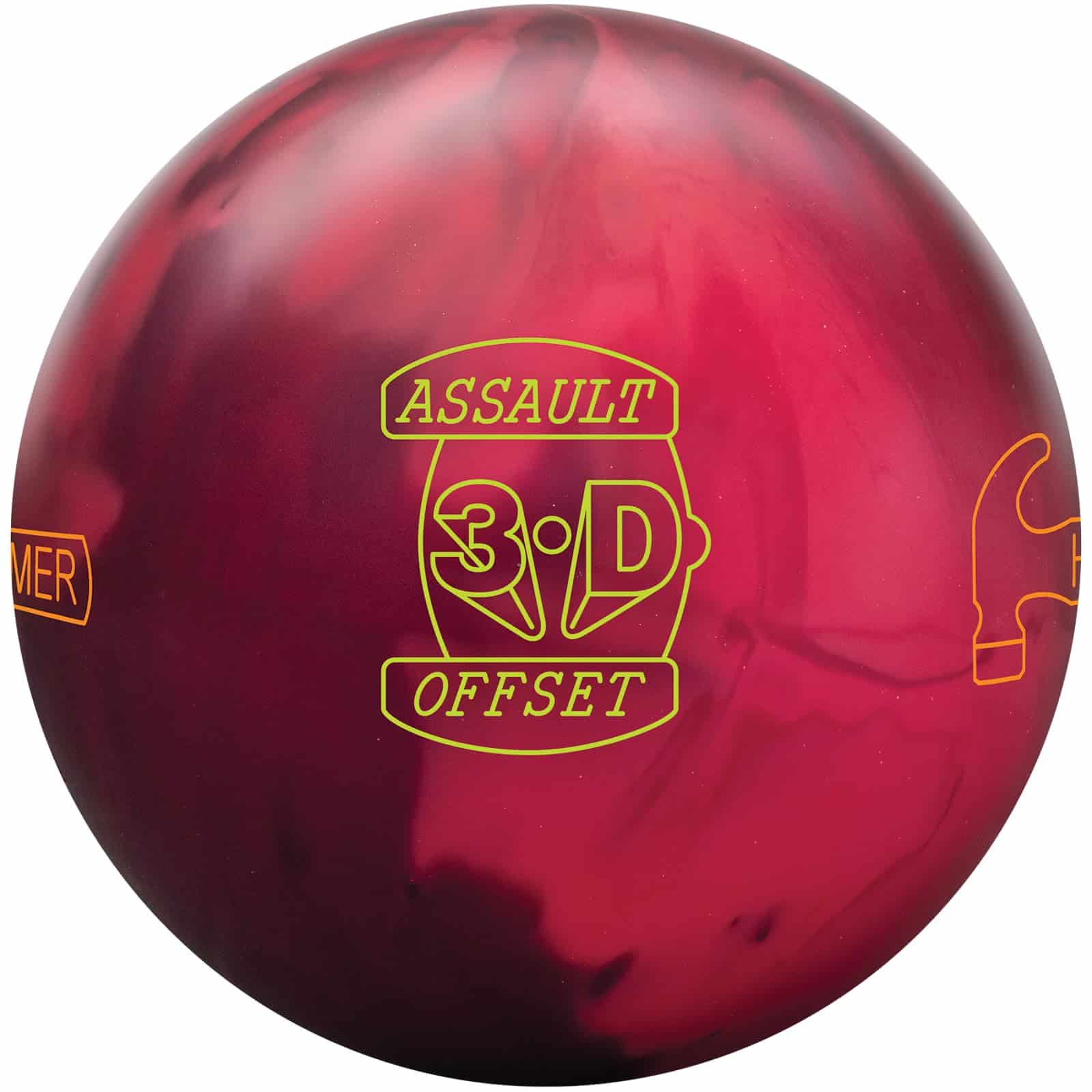 Hammer 3D Offset Assault Bowling Ball 15lbs