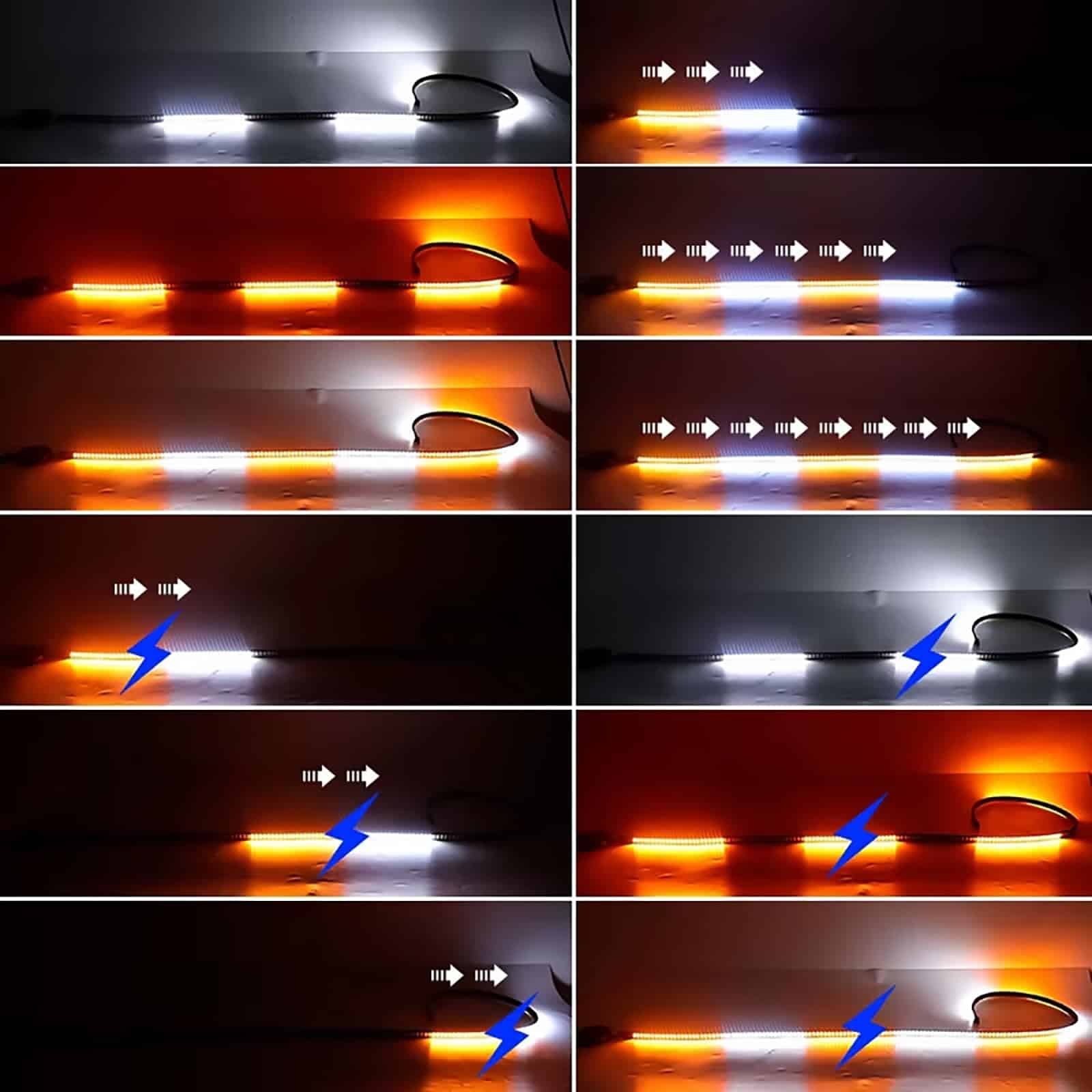 Tira de luces LED de emergencia para camión de 78 pulgadas - Imagen 10