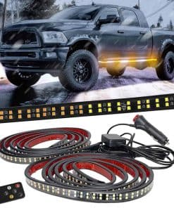 Tira de luces LED de emergencia para camión de 78 pulgadas