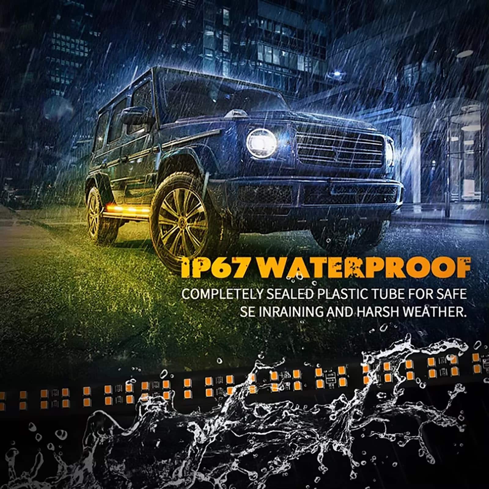 Tira de luces LED de emergencia para camión de 78 pulgadas - Imagen 7