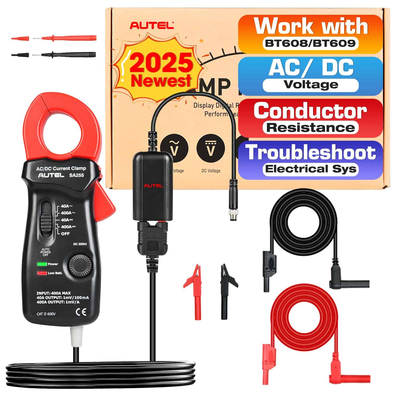 Autel MaxiBAS BTAK Battery Tester Accessory KIT, DM100