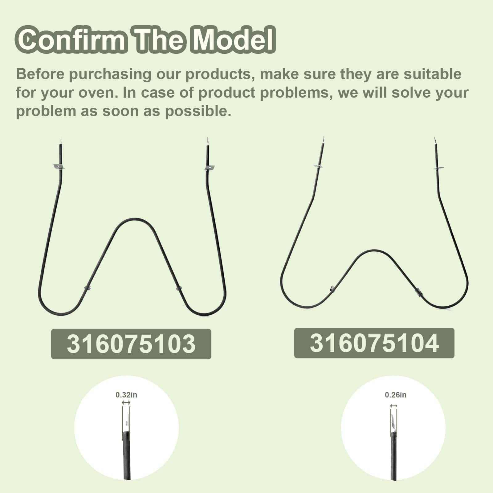Elemento Calefactor para Horno GdTenyuanHeki 316075103 - Imagen 3