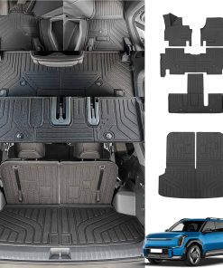 Tapetes de Piso Compatible con 2024 2025 Kia EV9 6 y 7