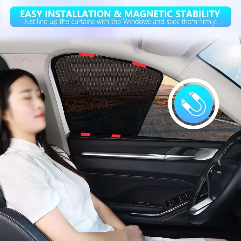 Persianas para ventanas BWEN, Parasol magnético para - Imagen 7