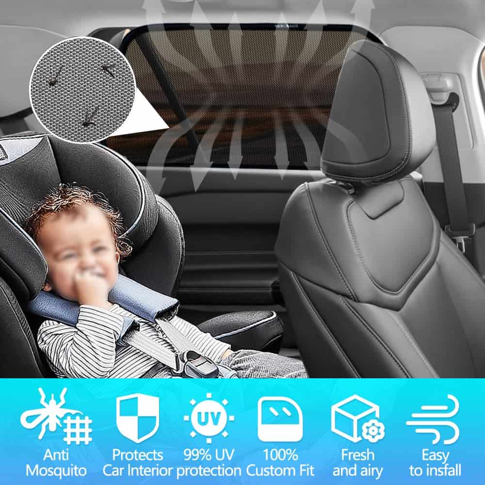 Persianas para ventanas BWEN, Parasol magnético para - Imagen 4