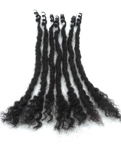 Extensiones de Rastas Texturizadas con Extremos Rizados