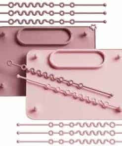 2 Pack Tapete de Silicona para Bebé, con Base de Succión y